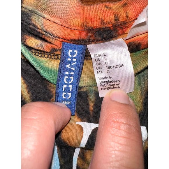 Nirvana Nevermind Tracklist Tie-Dye Tee - Picture 4 of 4